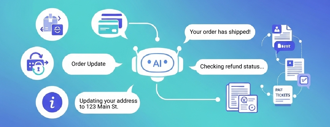 AI is handling most of the queries.