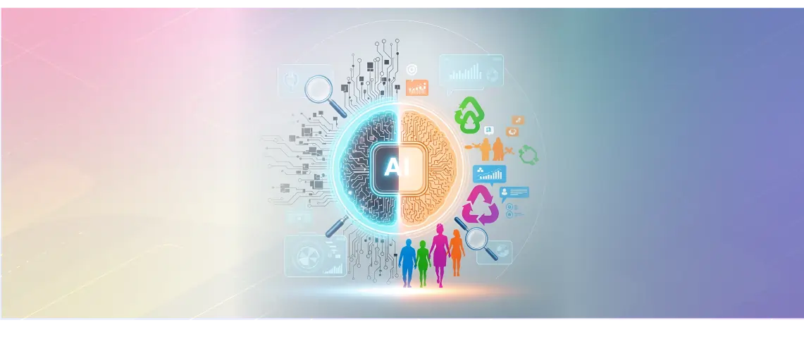 Checklist with icons for ideas, goals, and evaluation