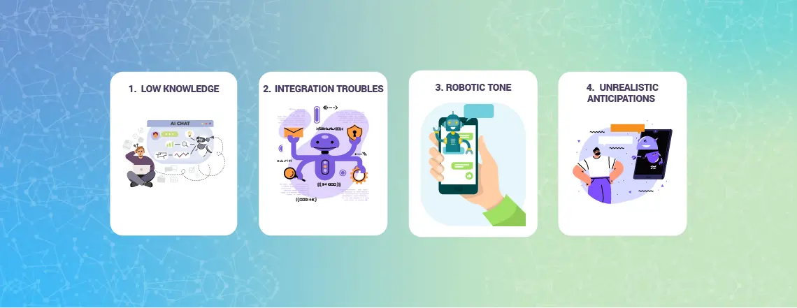 There are various challenges in FAQ chatbots.