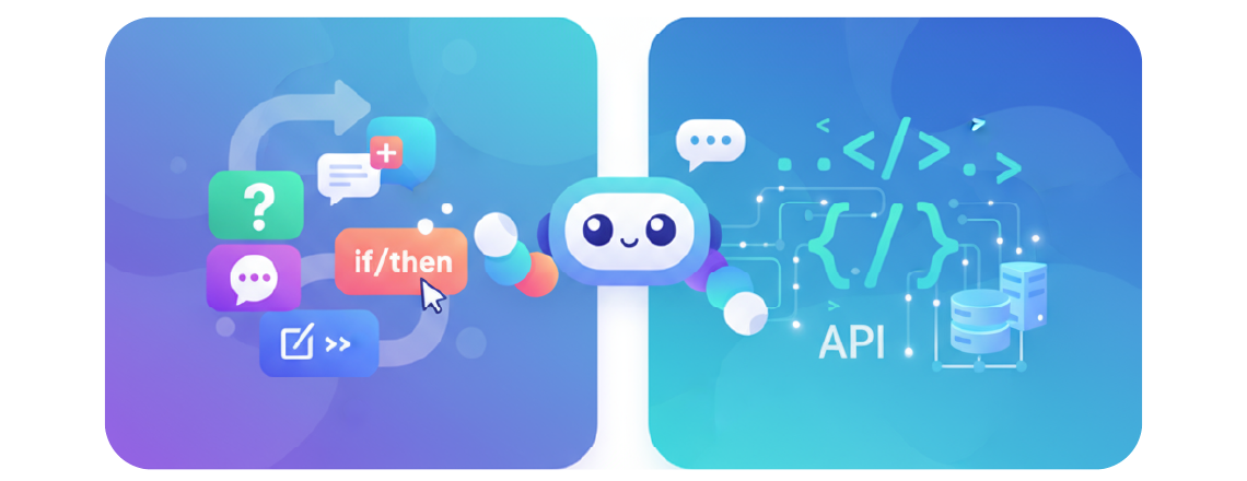 After defining the use case, the next step is choosing the right technology. Since not all users have coding skills, no-code platforms are often preferred. They provide an easy visual interface to integrate systems and create conversation flows.