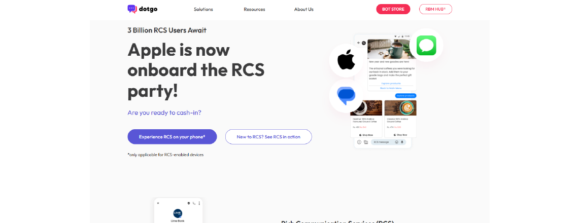 DotGo is a development agency that offers chatbot development services and provides customer service solutions for small to medium-sized businesses.