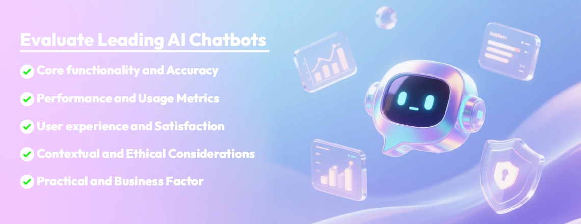 Evaluating leading AI chatbots is always tough among the various AI chatbots. To evaluate AI chatbots, different performance metrics are analyzed.