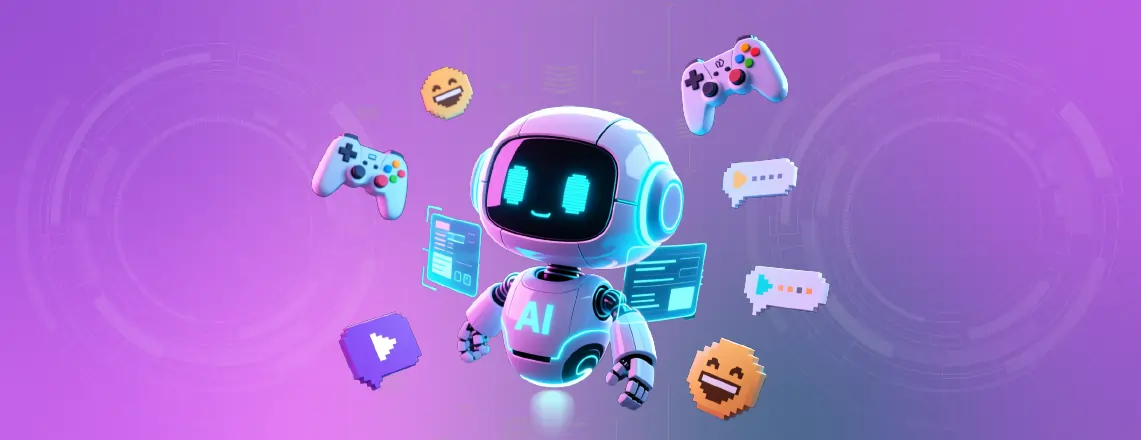 Gaming chatbot showing real-time stats and leaderboards on a Discord server