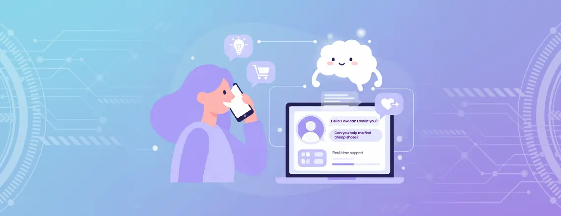 How does the Customer experience the conversational AI?