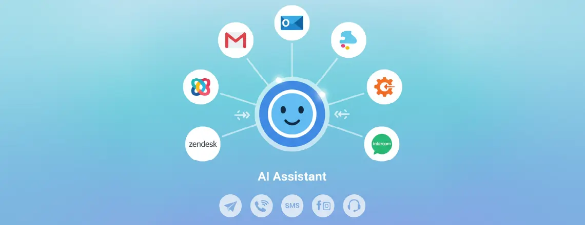 AIi reply generator with integration with apps and workflows