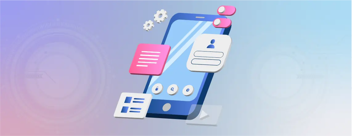 Chat Design show the welcome messages, button text, and avatar images