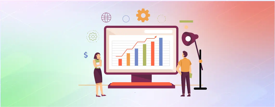 Graphic illustrating AI system performance and efficiency metrics with icons of speed, reliability, uptime, and resource optimization on a digital dashboard