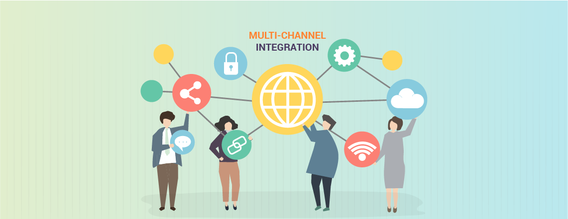 AI response generators integrating various communication channels and business sites