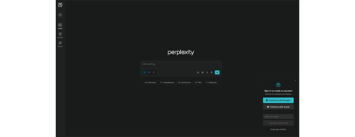 Perplexity AI is an AI-powered search engine that provides accurate, trusted, and real-time answers to any input text. It is based on the OpenAI, Claude, and DeepSeek models for generating any response.