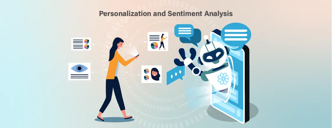 Sentiment analysis and personalization help to make responses empathetic and reliable.