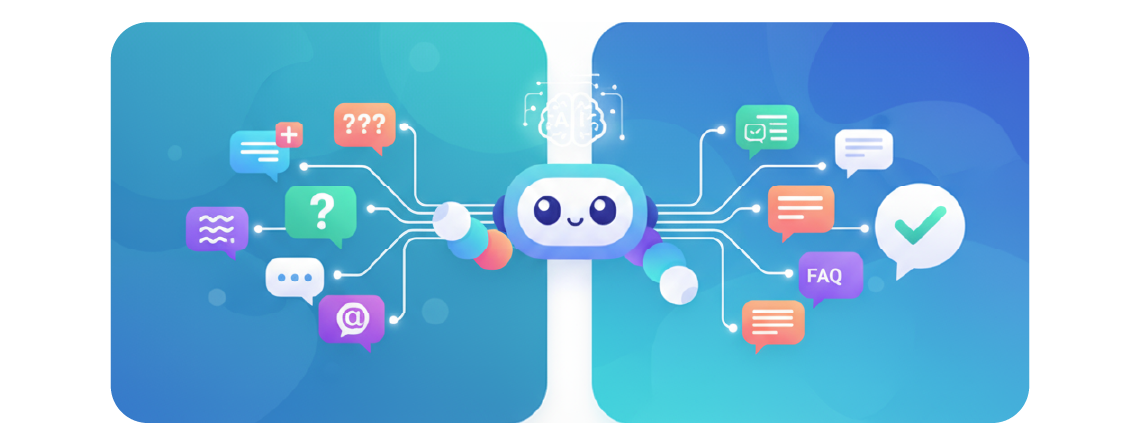 This step involves providing the chatbot with a list of commonly asked questions (FAQs) and their responses. From this information, the chatbot learns to identify. There are several ways a customer might word a query and pair it with the appropriate response.