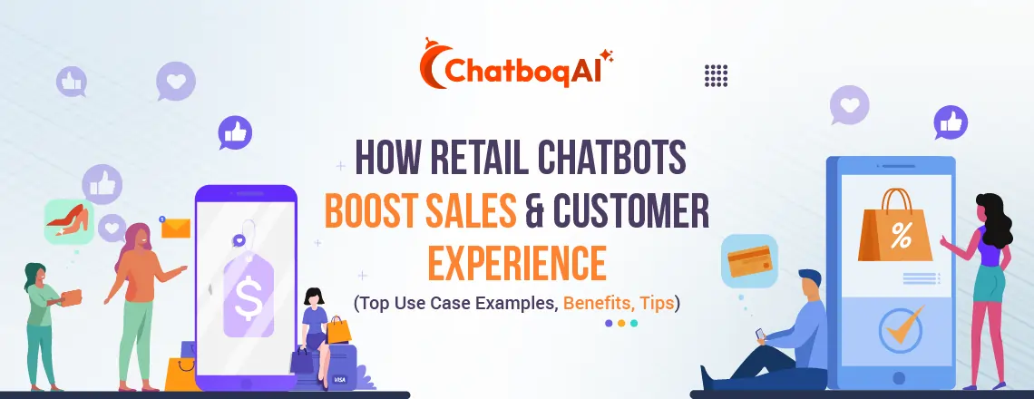 AI retail Chatbot assisting customers with shopping queries, boosting sales and customer experience through conversational commerce.