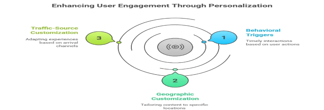 Dashboard showing AI-driven personalization in live chat welcome message strategies.