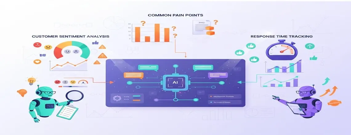 Reviewing chat transcripts allows teams to understand customer needs and check service effectiveness. 
