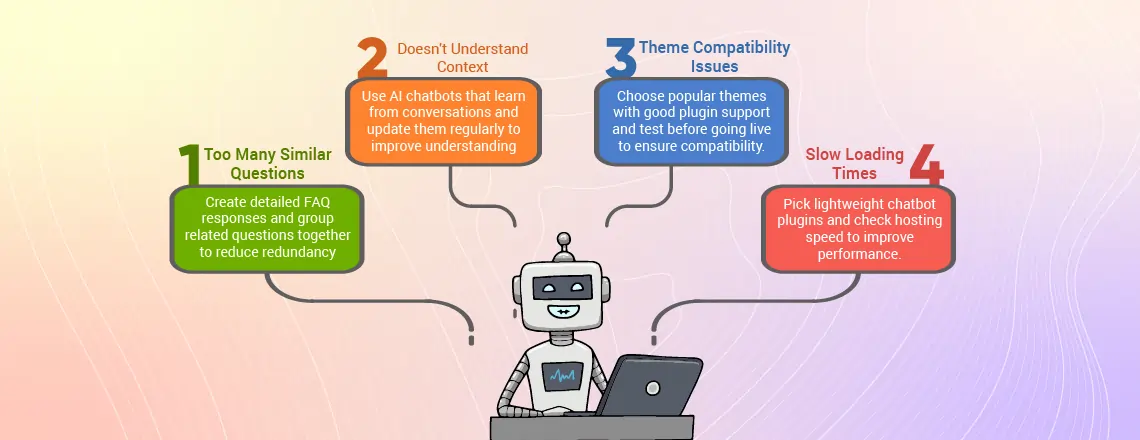 Even the best chatbots face common issues that can hurt user experience. Knowing these challenges helps you prepare better solutions.