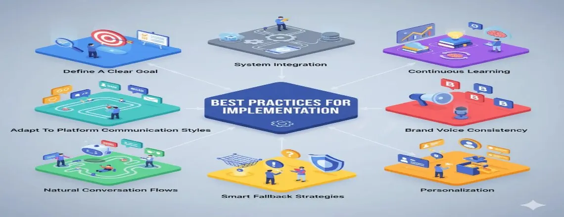 Best practices for implementing Social Media Chatbots to boost engagement and customer support.