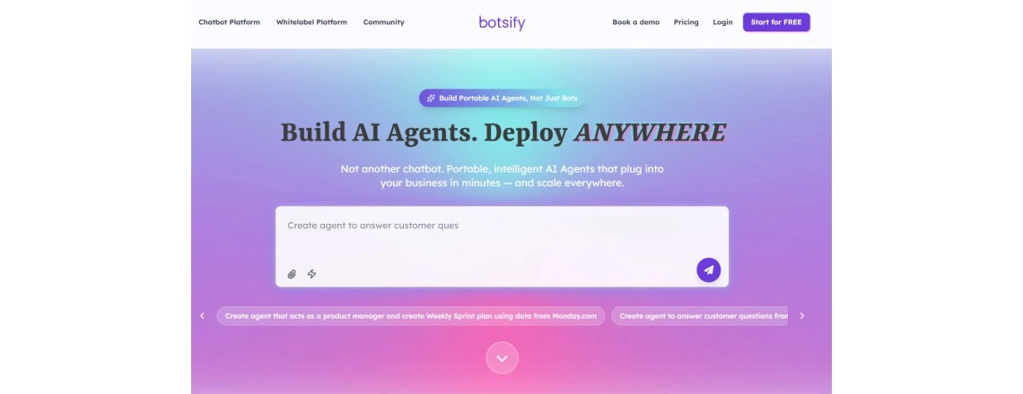 Botsify is a simple chatbot platform for websites and Facebook