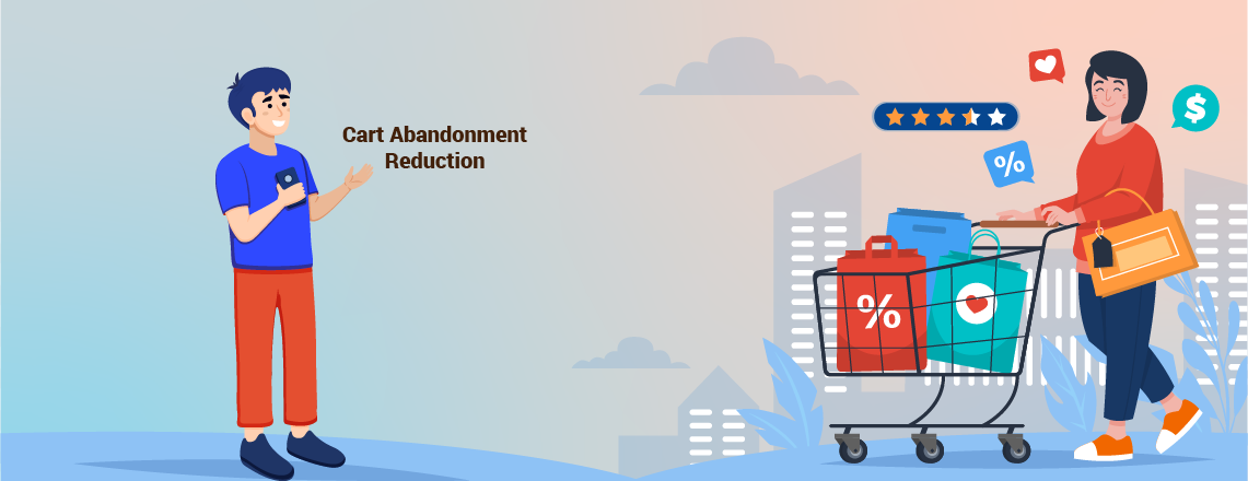 E-commerce chatbots reducing cart abandonment and recovering lost online sales