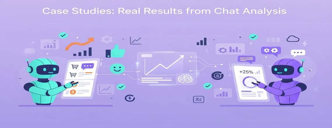 Case studies showing how chat analysis improves customer support and satisfaction.