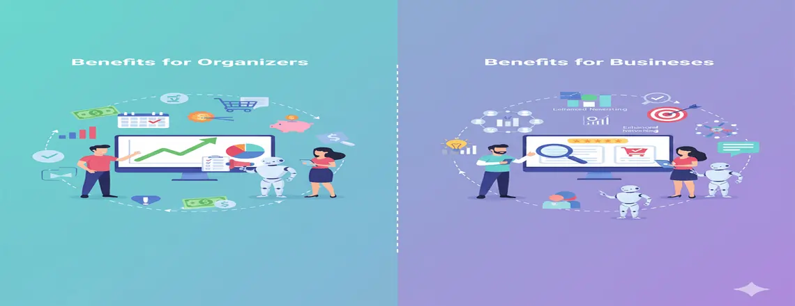 Benefits of chatbots in event industry for organizers, cost reduction, and automation