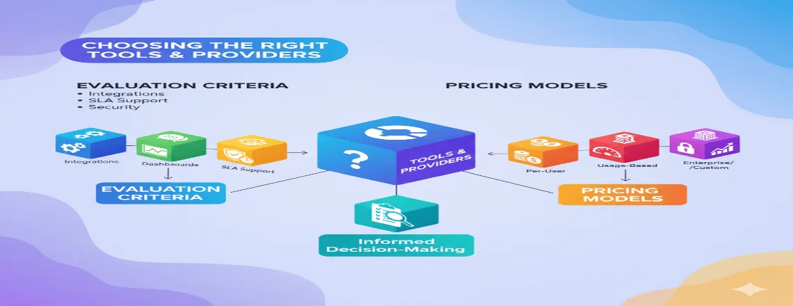Chat Manager evaluating tools for integration, SLA support, and analytics.