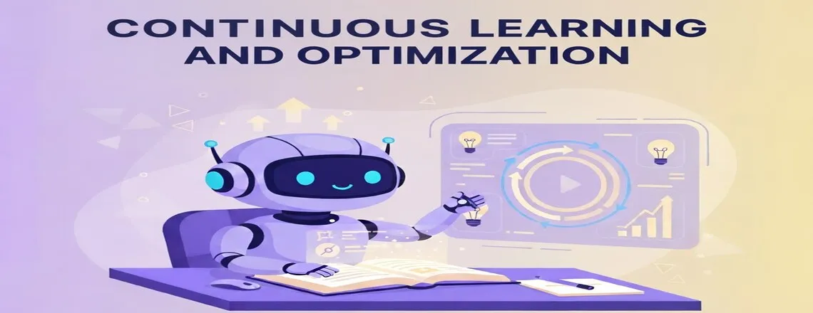 AI customer support chatbots continuously learning and optimizing responses for better accuracy