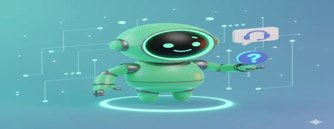 Customer support chatbot using a live chat welcome message to assist visitors in real time.