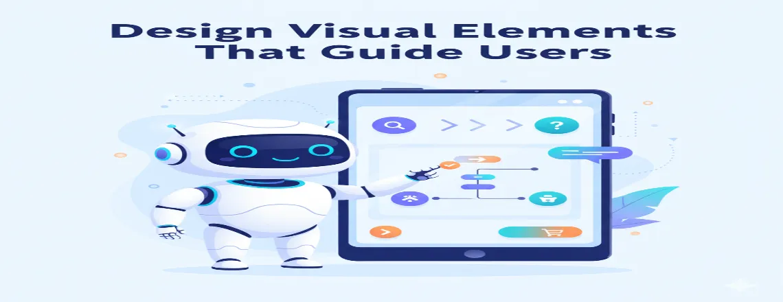 Chatbot UI showcasing quick reply buttons, carousel cards, typography, spacing, and brand colors guiding user interactions.