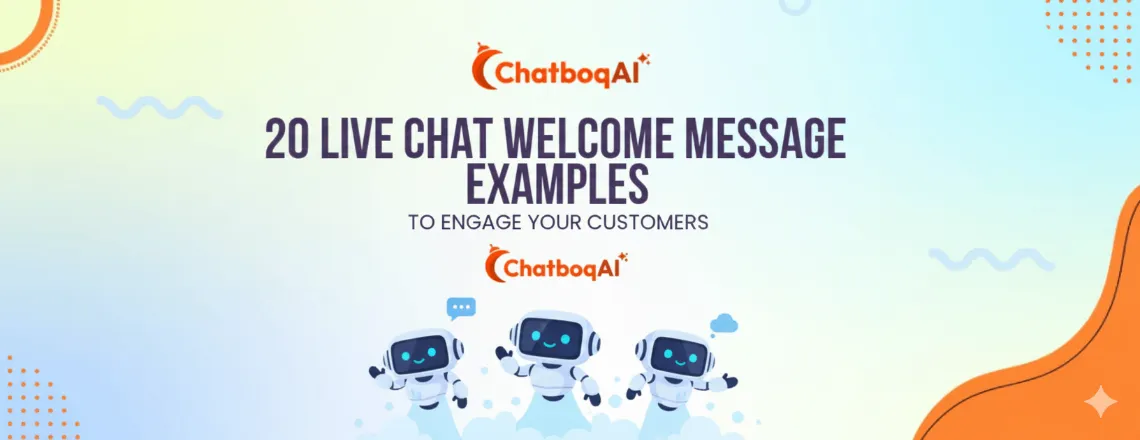 Business team using a live chat welcome message to greet website visitors and boost engagement.