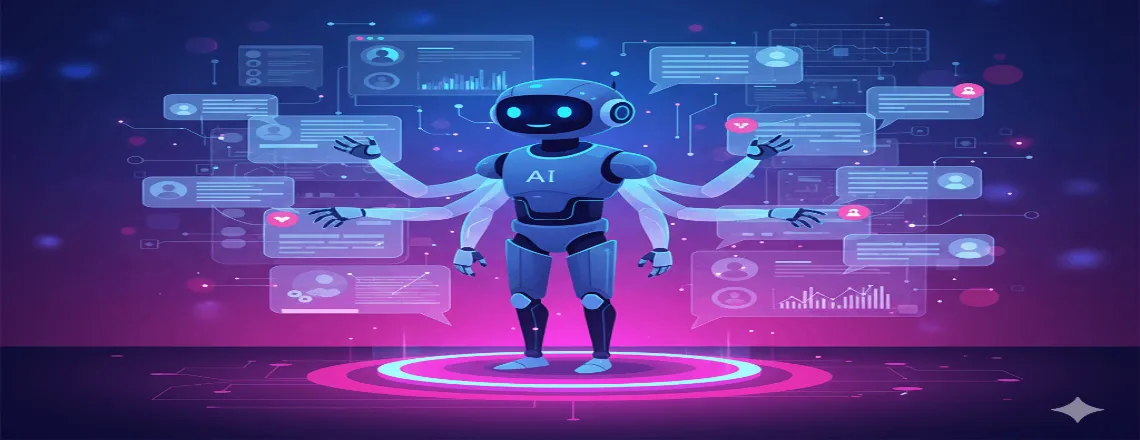 Chat Manager managing multiple live chat conversations simultaneously.