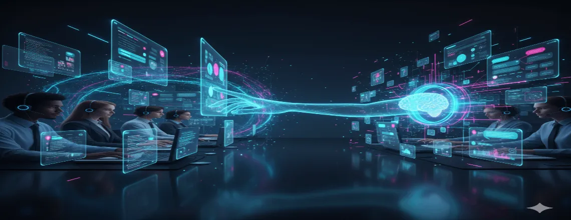 Chat Manager coordinating human agents and AI chatbots effectively.