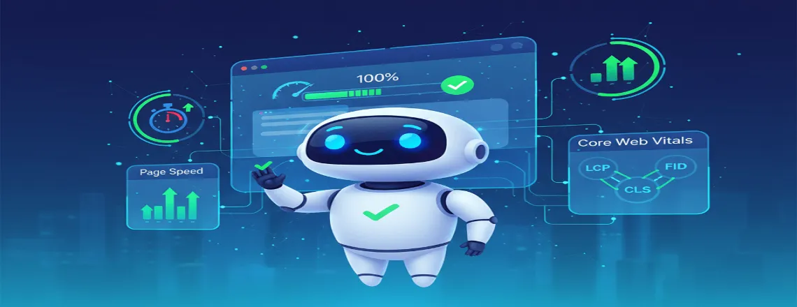 Improving page speed and Core Web Vitals for enhanced website user experience.