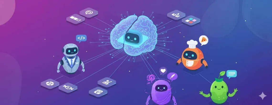 AI chatbot personality customization interface showing how to make a chatbot reflect a brand’s voice.