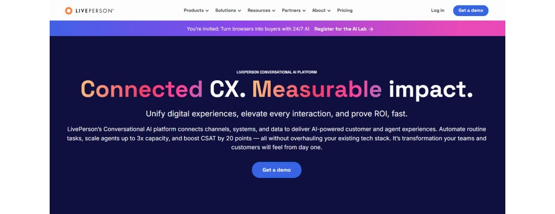 LivePerson serves enterprise-level companies needing robust customer support solutions. 