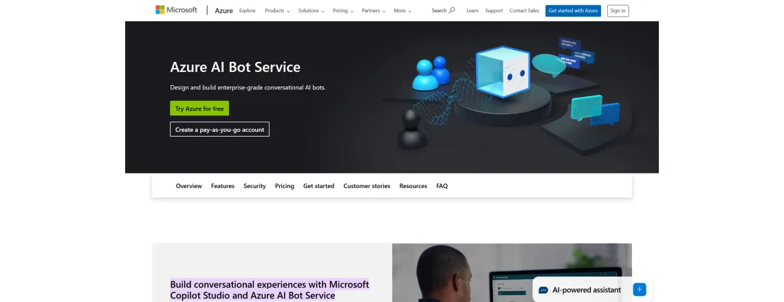 Microsoft's comprehensive solution provides powerful development tools: