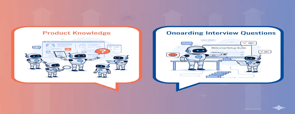 Customer Success interview questions focused on onboarding and product training.