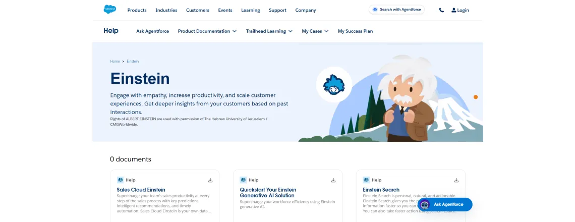 Salesforce Einstein integrates seamlessly with Service Cloud. It provides AI-powered insights and automation within the Salesforce ecosystem.
