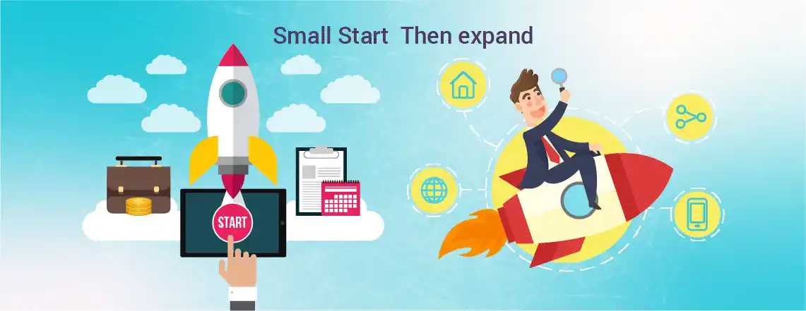 E-commerce chatbots starting with small implementations and expanding gradually for online stores