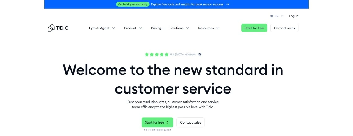 Tidio focuses on lead generation and sales support. This chatbot turns website visitors into paying customers through thoughtful engagement.