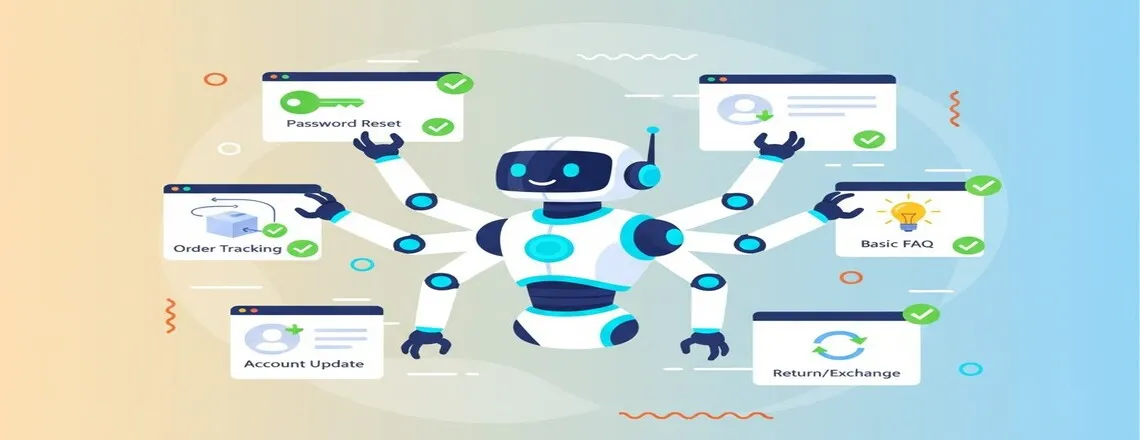 AI Virtual Assistants resolve simple customer issues like passwords and account updates instantly, reducing workload for human agents.