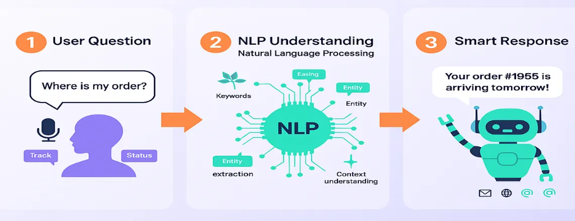 Chatbot development involves teaching software to engage in conversations with people.