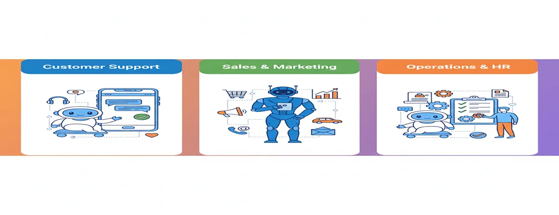 Chatbots in business are deployed across websites, apps, social media, and CRM systems to provide consistent 24/7 customer support.