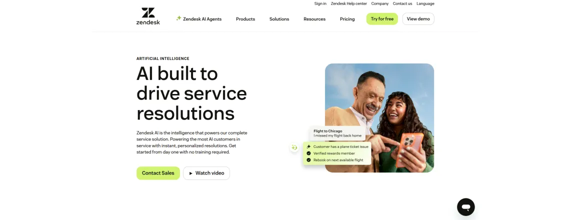 Zendesk AI focuses on support ticketing workflows and automation.