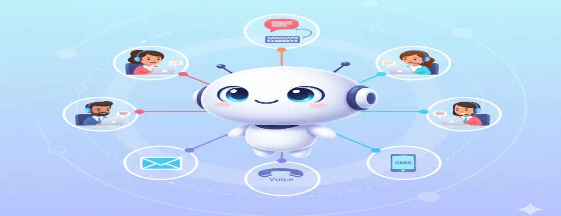 Chat Manager supervising multiple channels from a unified dashboard.