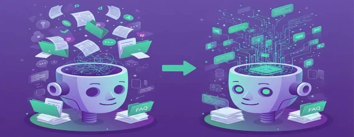 Chatbot learning and improving through training on real customer conversatio