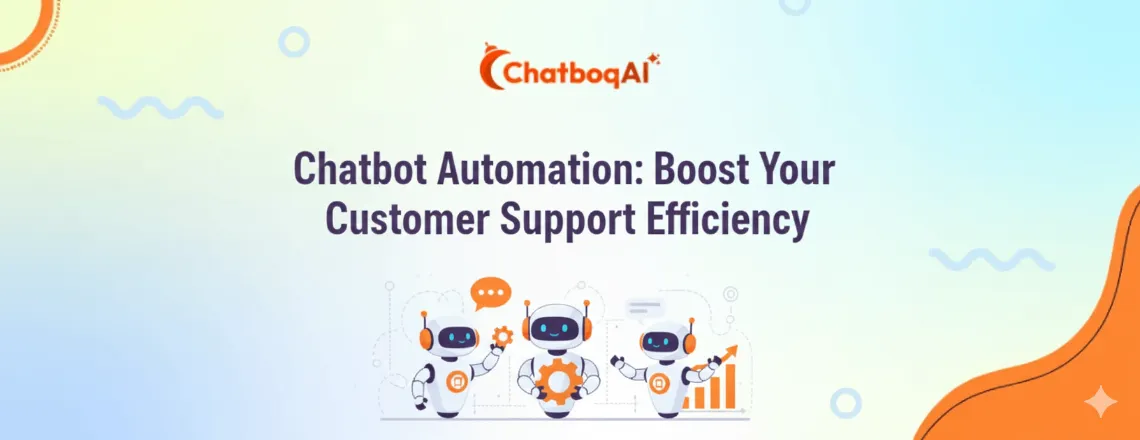 Chatbot automation improving customer support efficiency with AI-driven live chat assistance