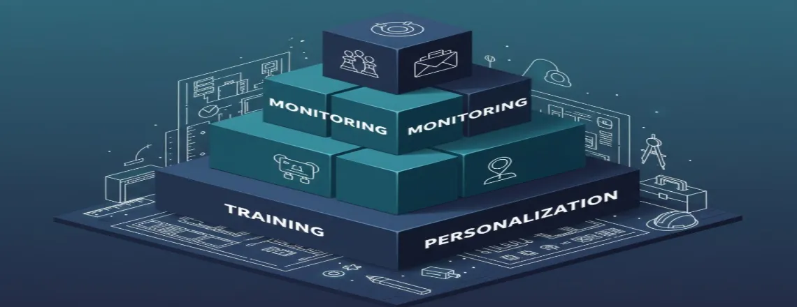Framework structure showing building blocks of quality after-sales service