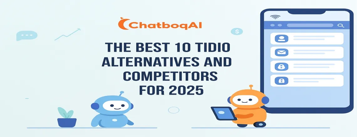 Top 10 Tidio Alternatives and Competitors for 2025 – Best Chatbot Platforms Compared