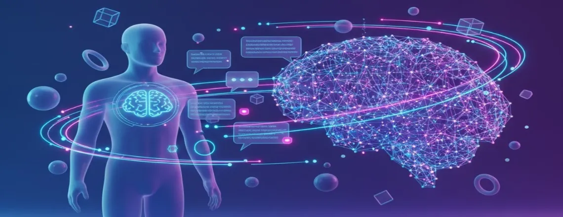 AI-enhanced conversational customer service connecting businesses and customers