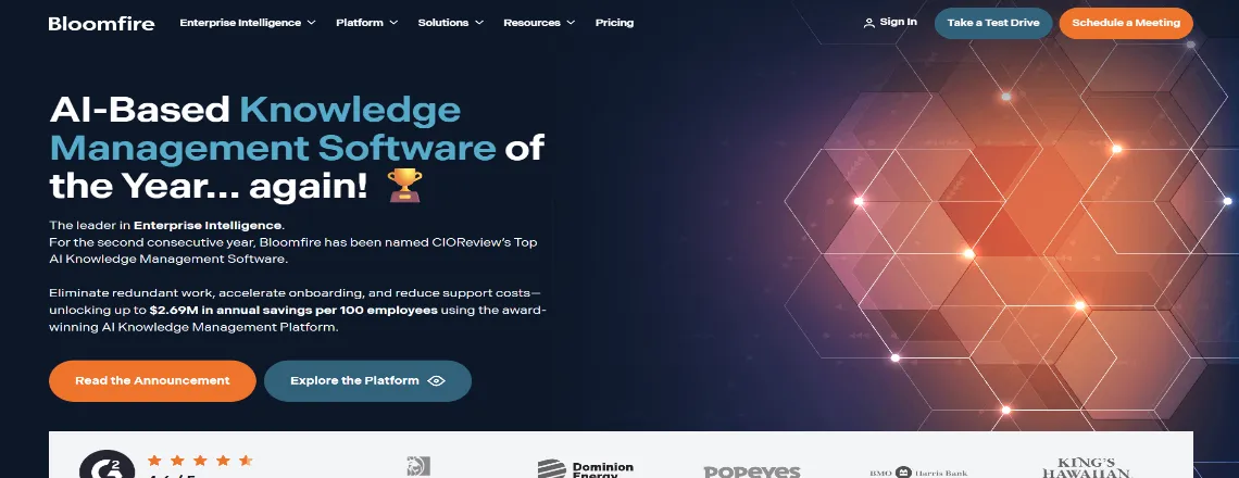 Top 10 HR chatbots in 2025 - BloomFire